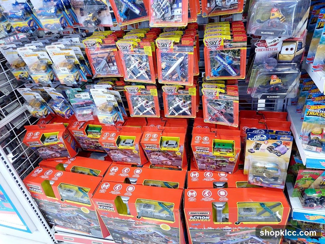 Toy Cars and Airplanes on Display