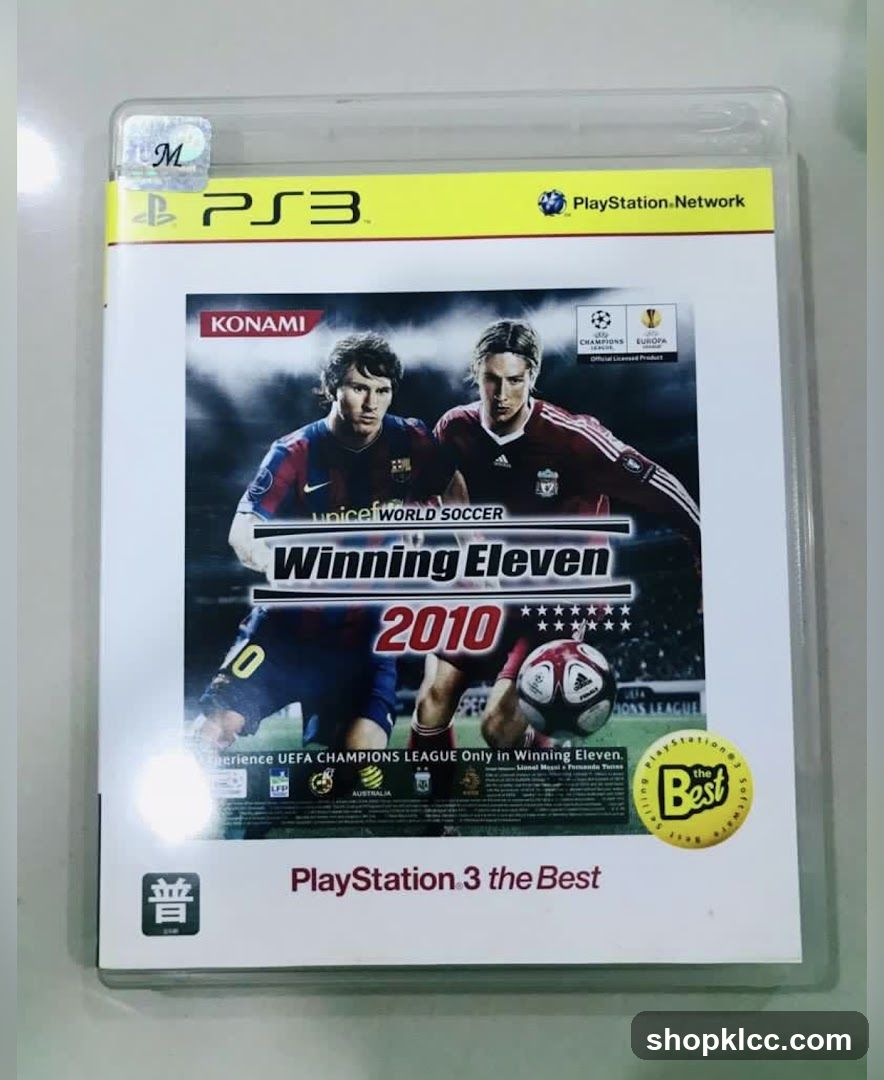 Winning Eleven 2010 PlayStation 3 Game Case