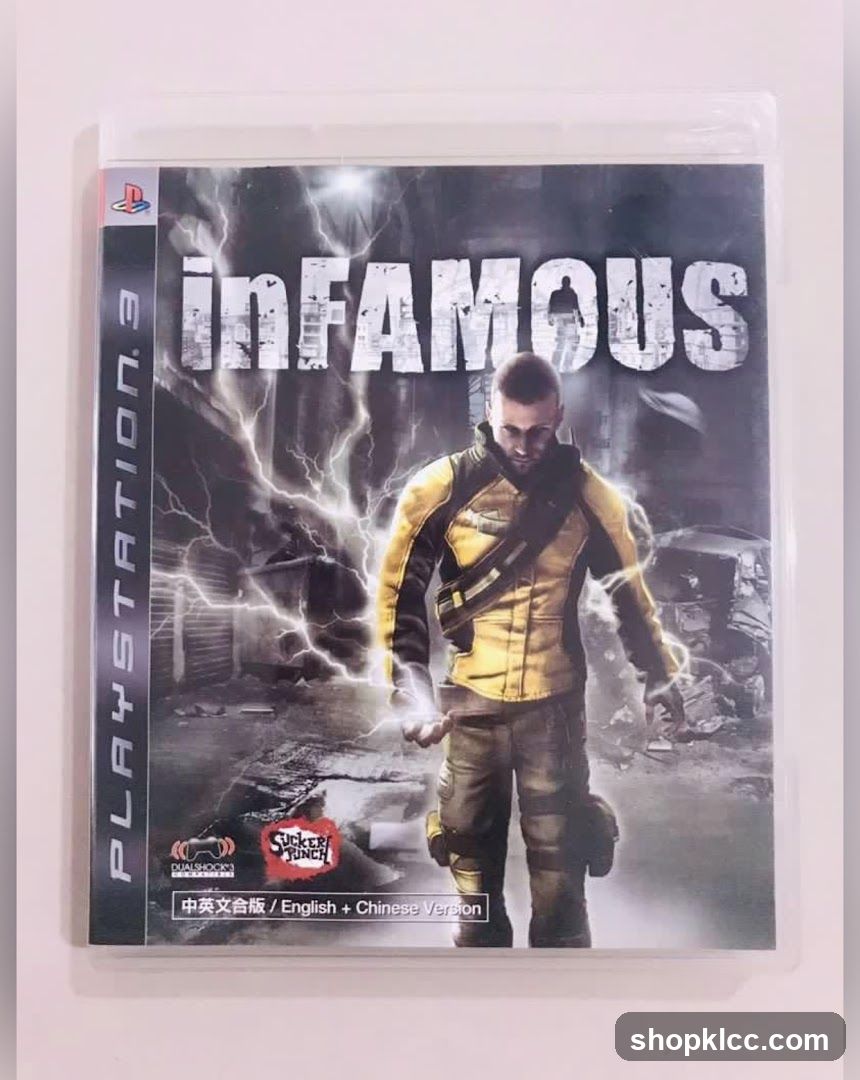 Infamous PlayStation 3 Game Case