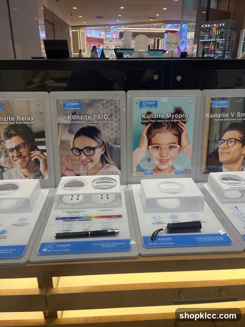 Kunzite Lens Display