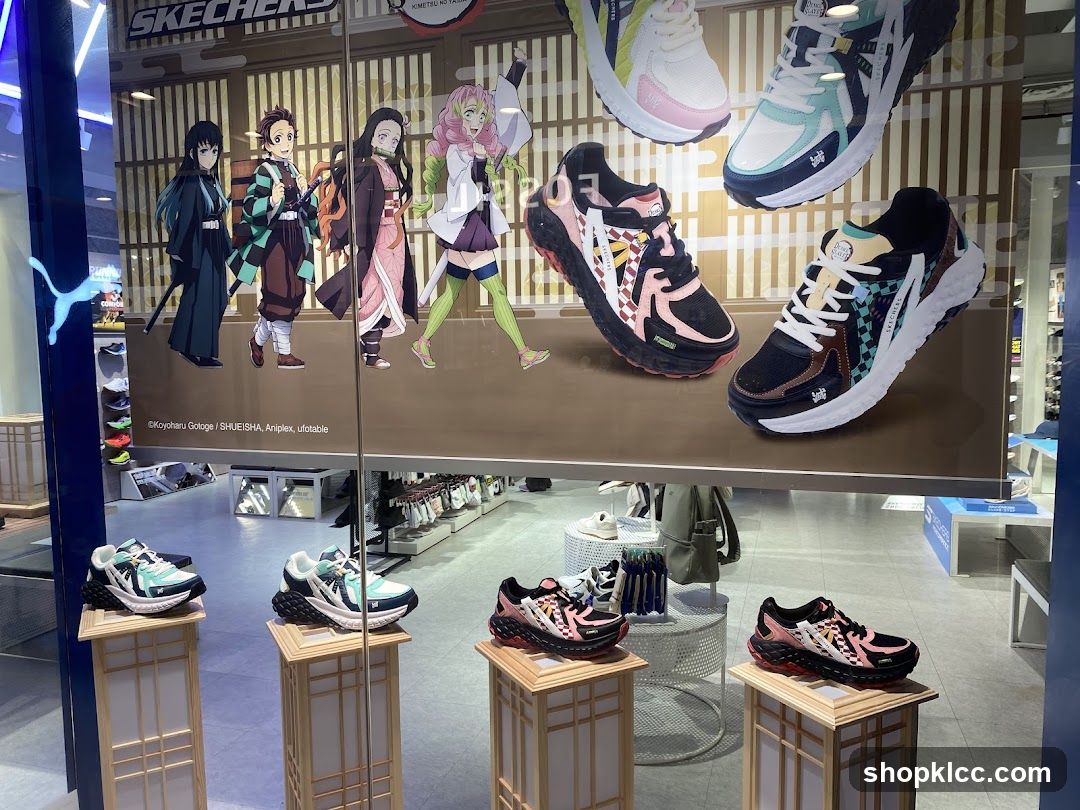 Skechers Store Window Display