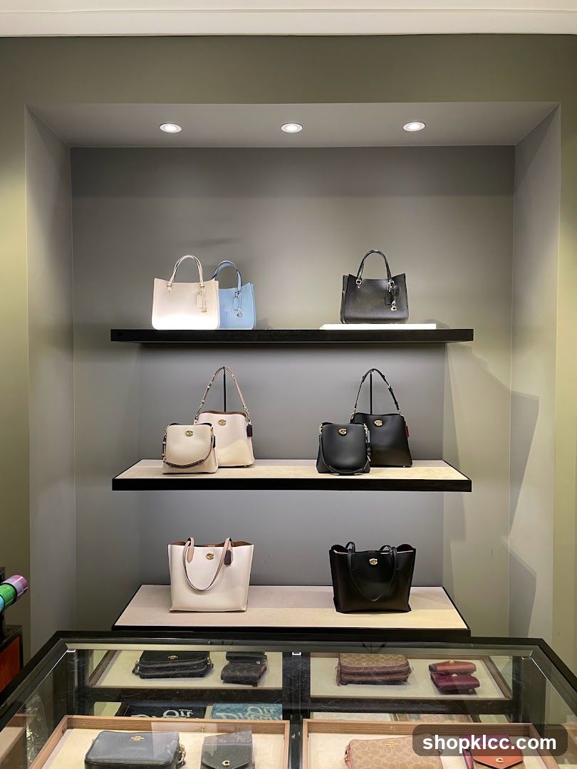 Handbags on Display