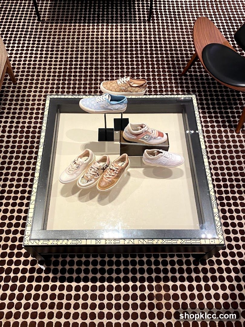 Coach Sneakers Display
