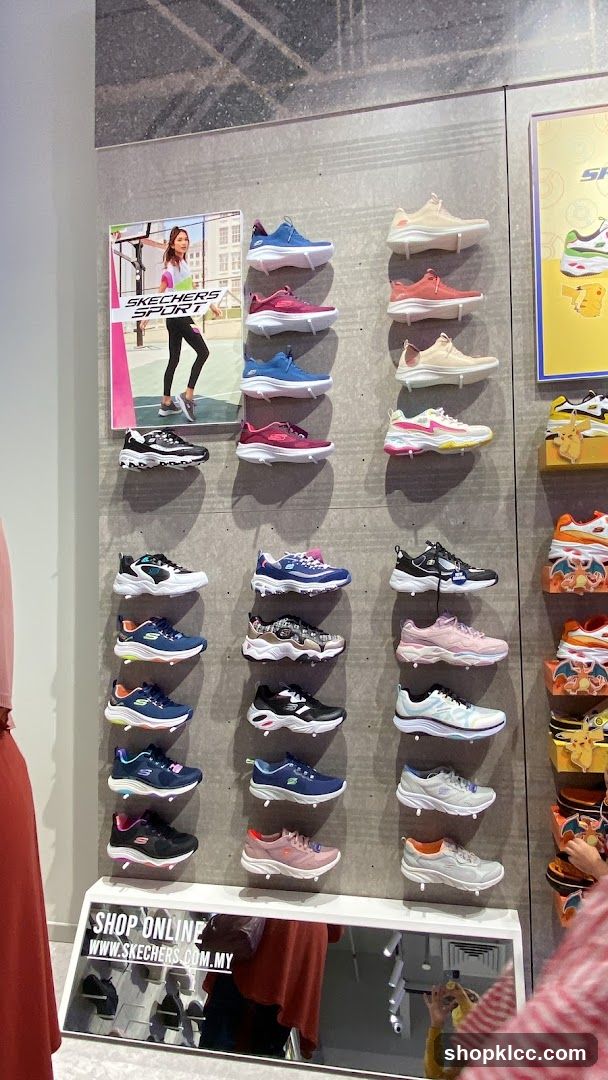 Skechers Sport Shoes Display