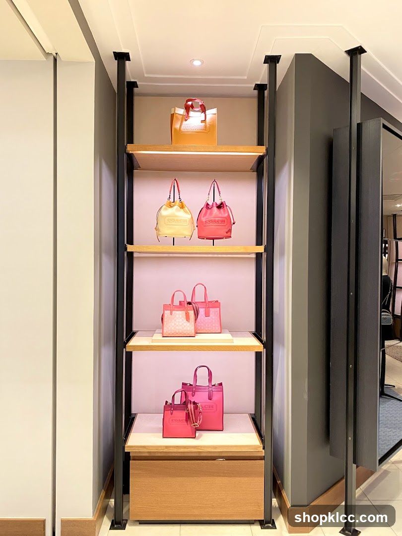 Coach Handbags Display