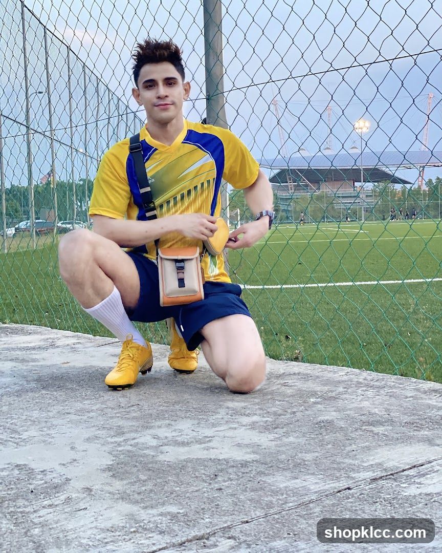 Man in Soccer Attire