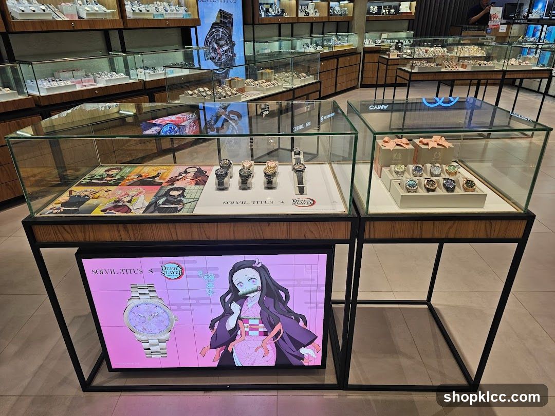 Watch Display with Anime Collaboration