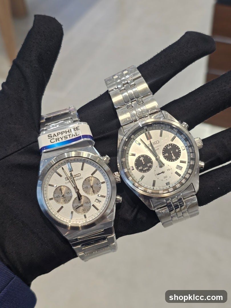 Two Seiko Chronograph Watches