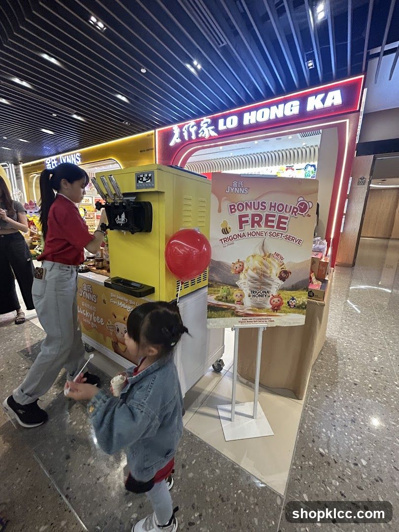 Soft-serve ice cream stand