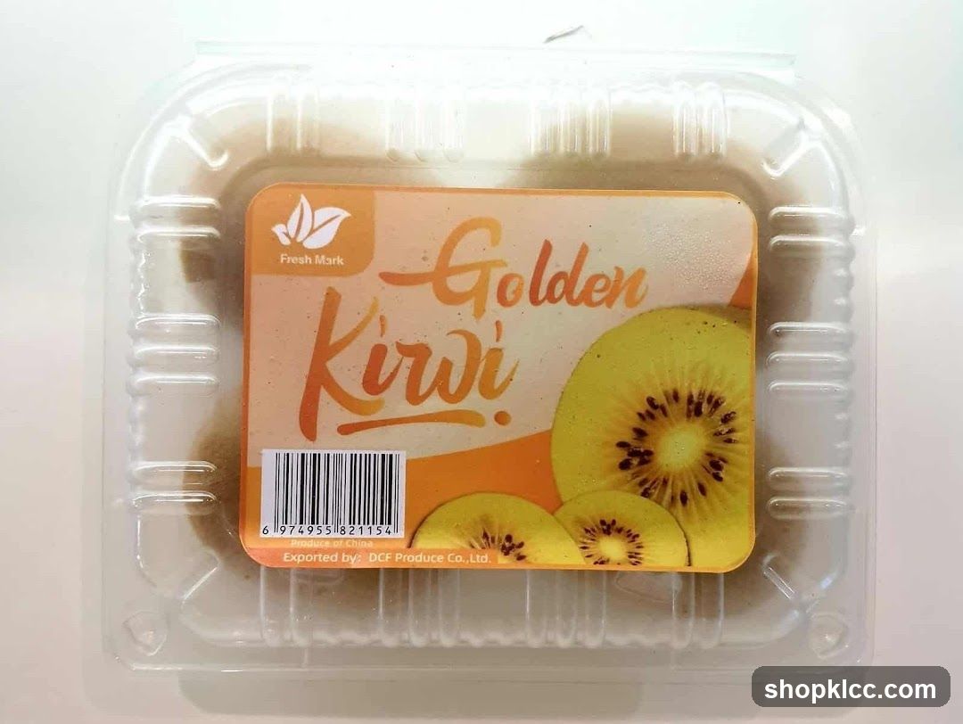 Golden Kiwi Fruit Packaging