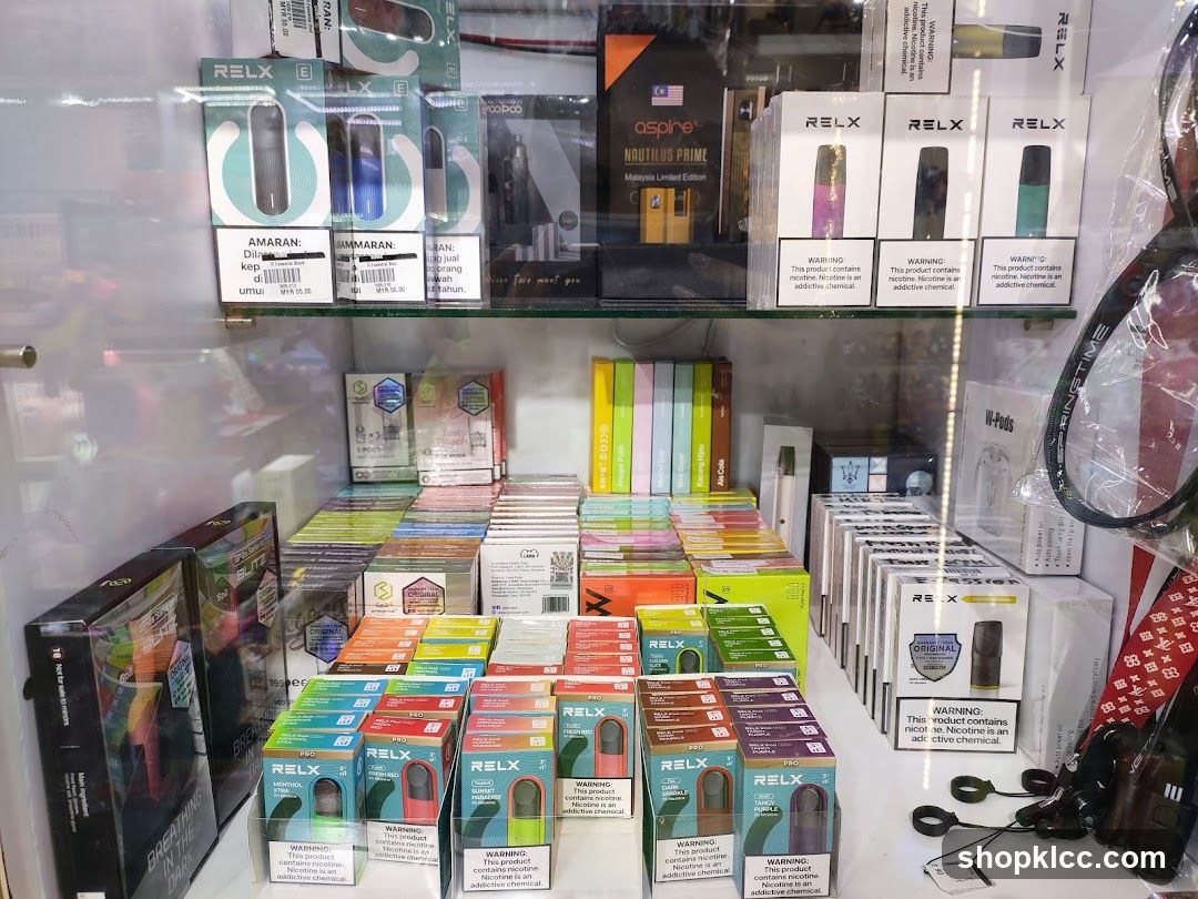 Vape Products Display