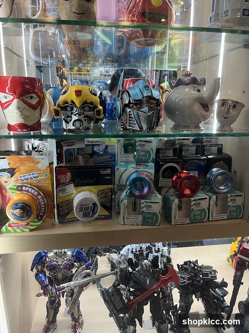 Display of Collectibles and Toys