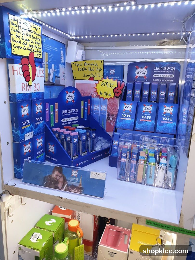 Vape Products Display