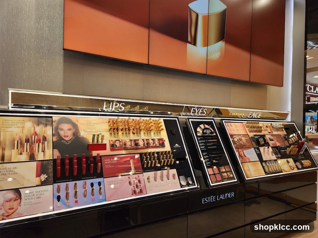 Estee Lauder Makeup Display
