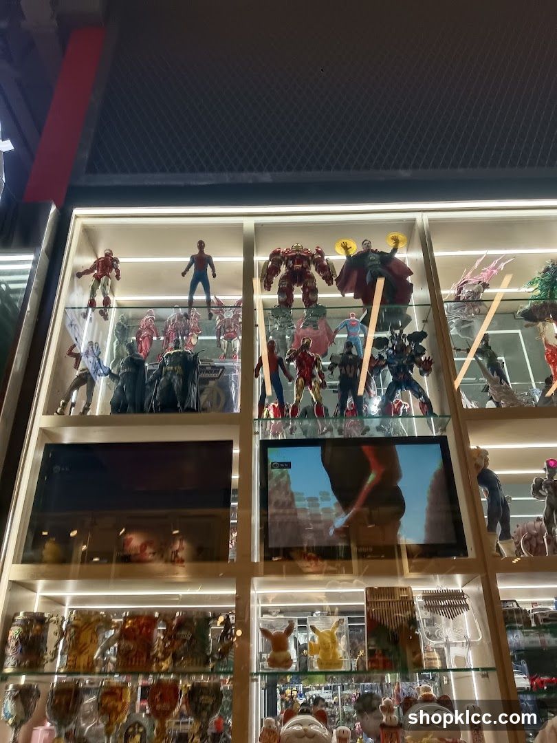 Display of Action Figures and Collectibles