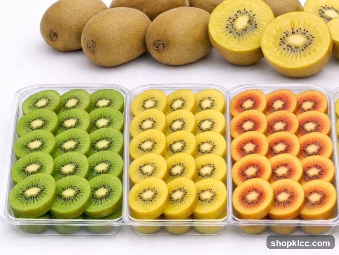 Assorted Sliced Kiwis