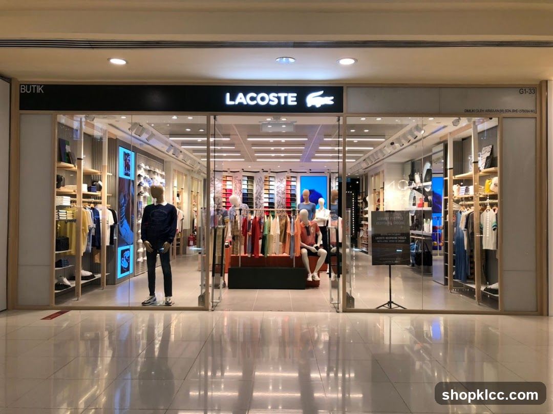 Lacoste Storefront