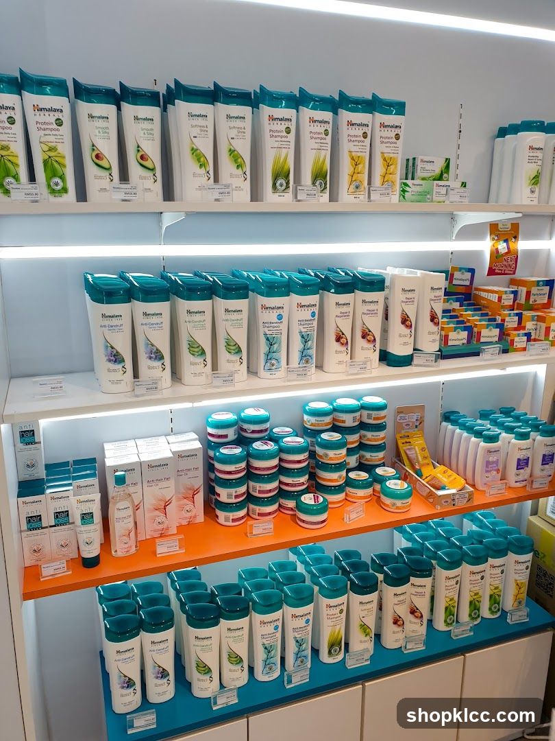 Himalaya Herbal Products Display
