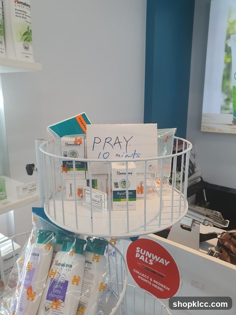 Himalaya Products Display