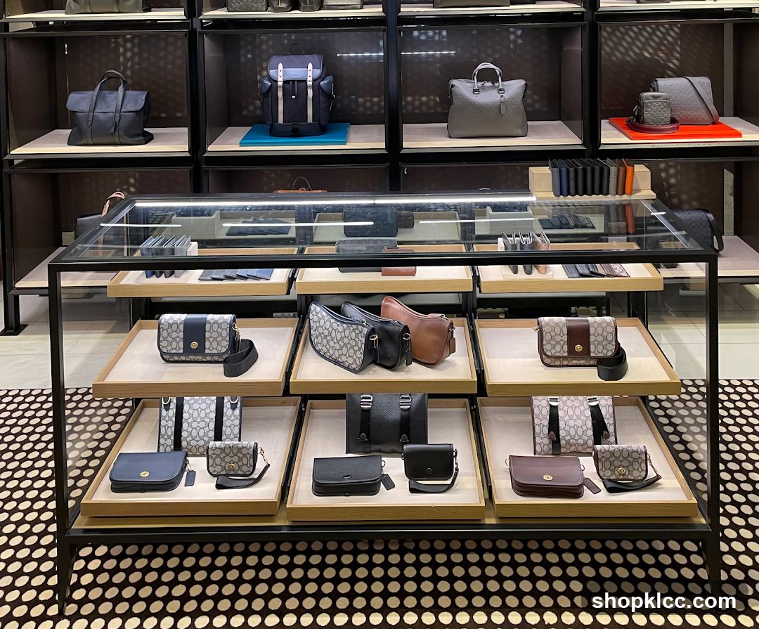 Coach Handbags and Accessories Display