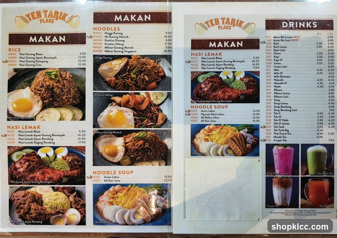 TEH TARIK PLACE MAKAN