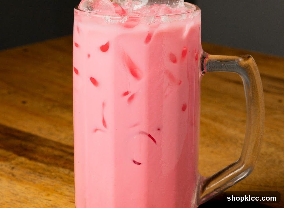 Pink Drink with Ice