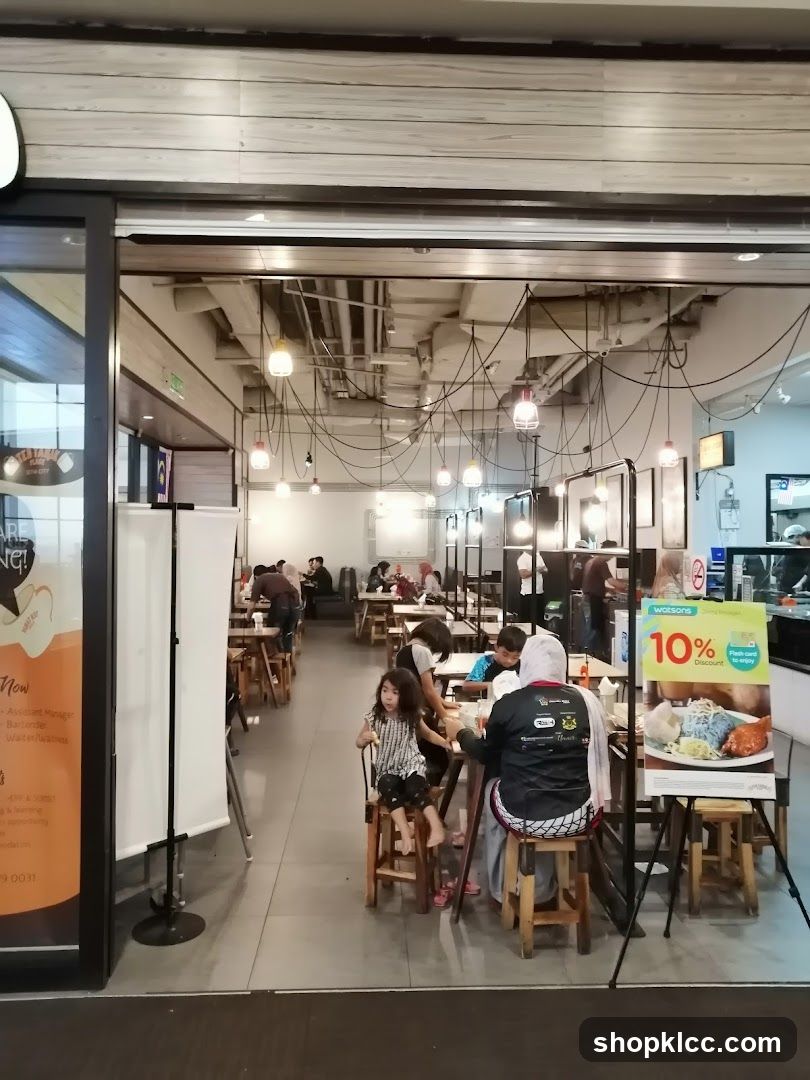 Restaurant Interior with Diners