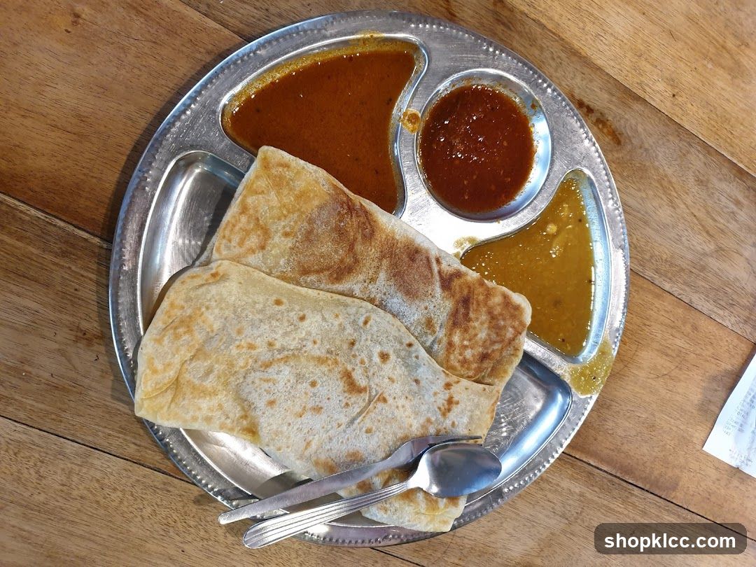 Roti Canai with Curries