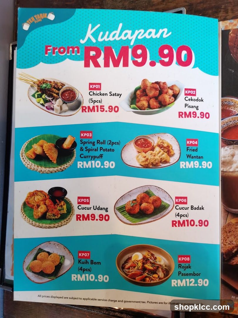 Kudapan Menu