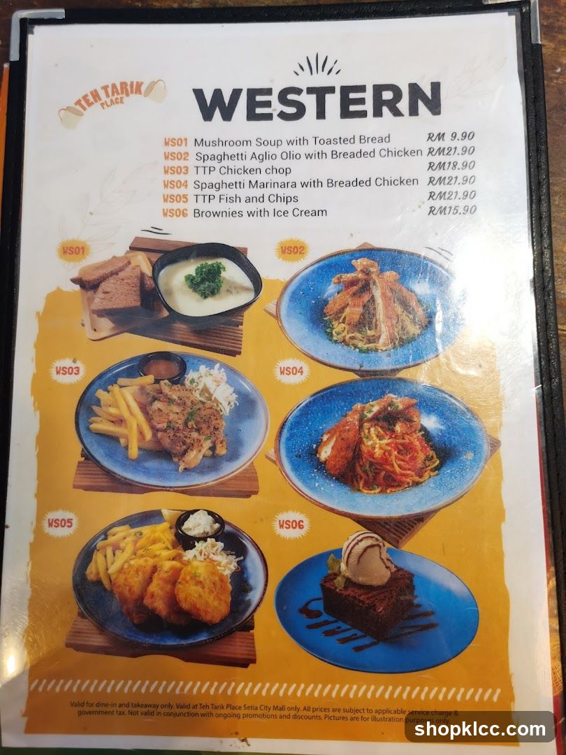 Western Menu