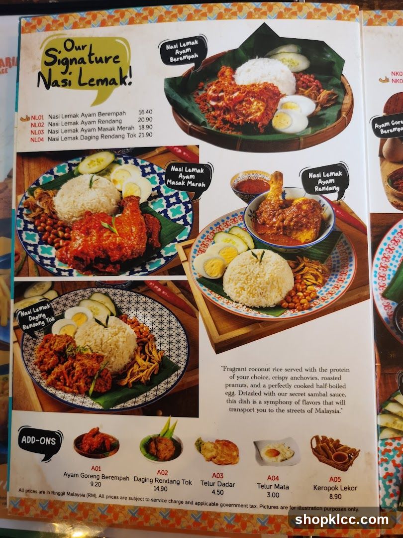 Our Signature Nasi Lemak!
