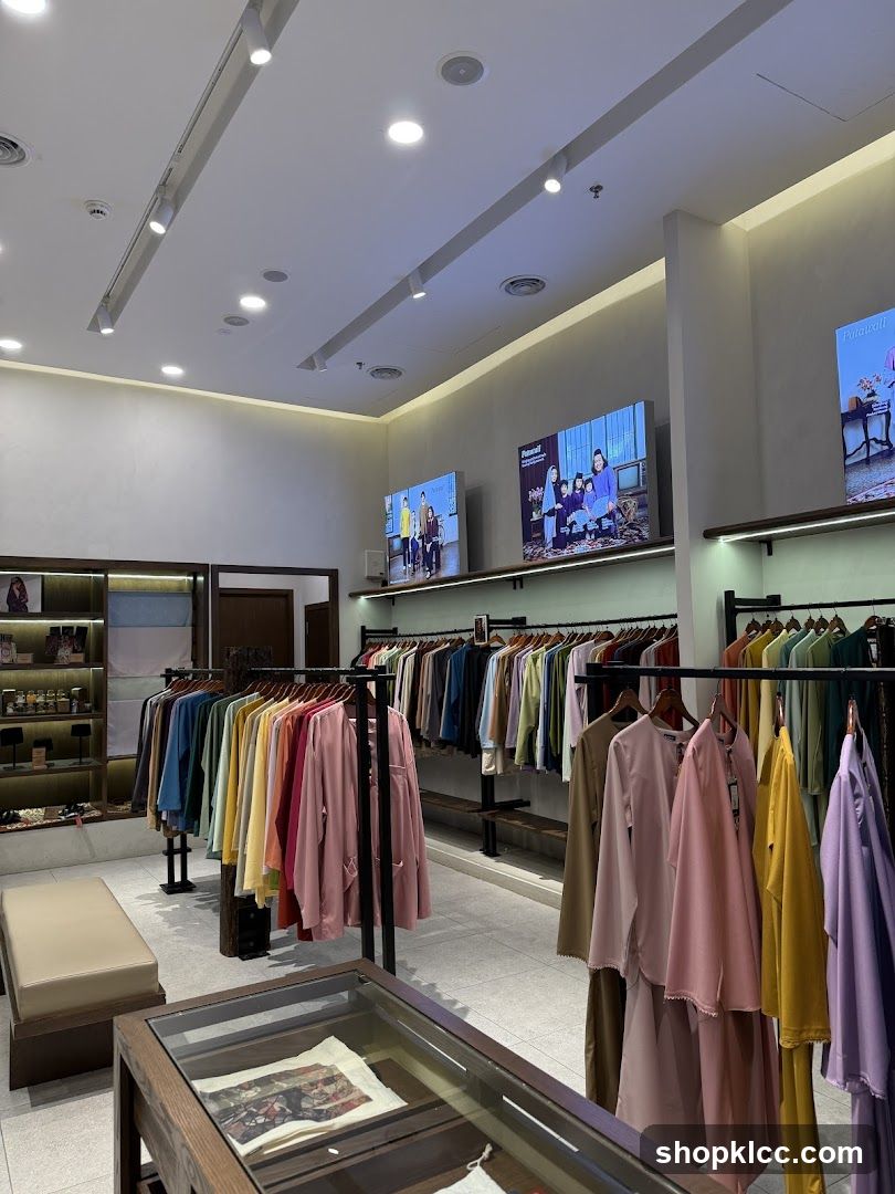 Clothing store interior
