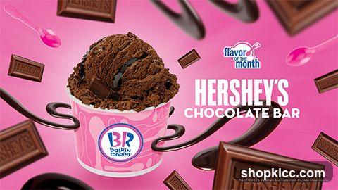 Baskin Robbins Hershey's Chocolate Bar Ice Cream