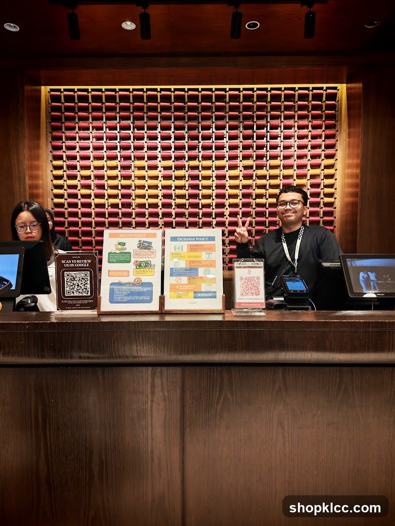 Staff at Counter