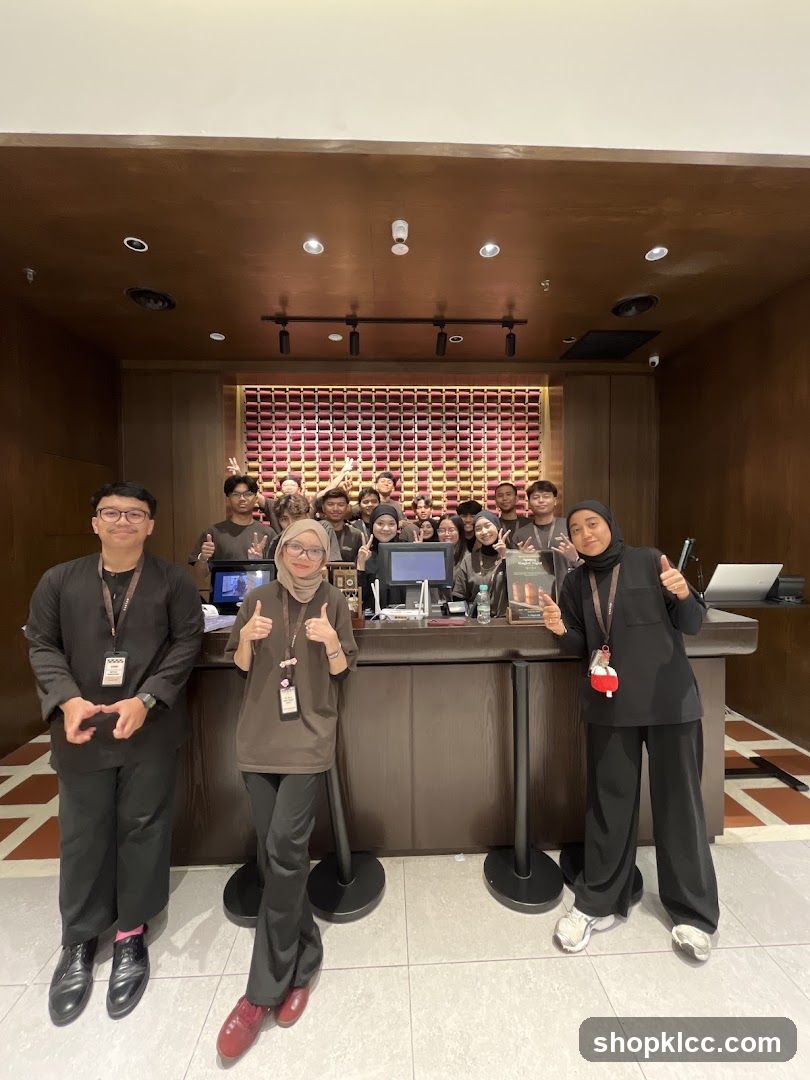 Staff Posing at Counter