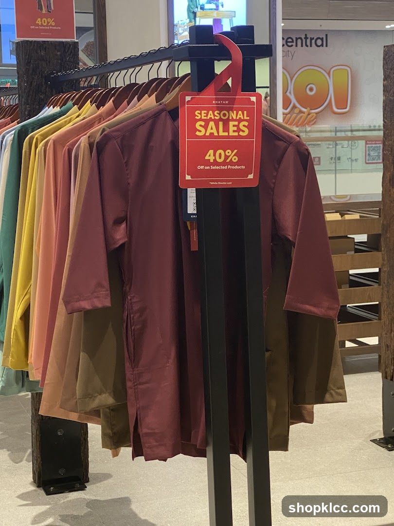Clothing Sale Display