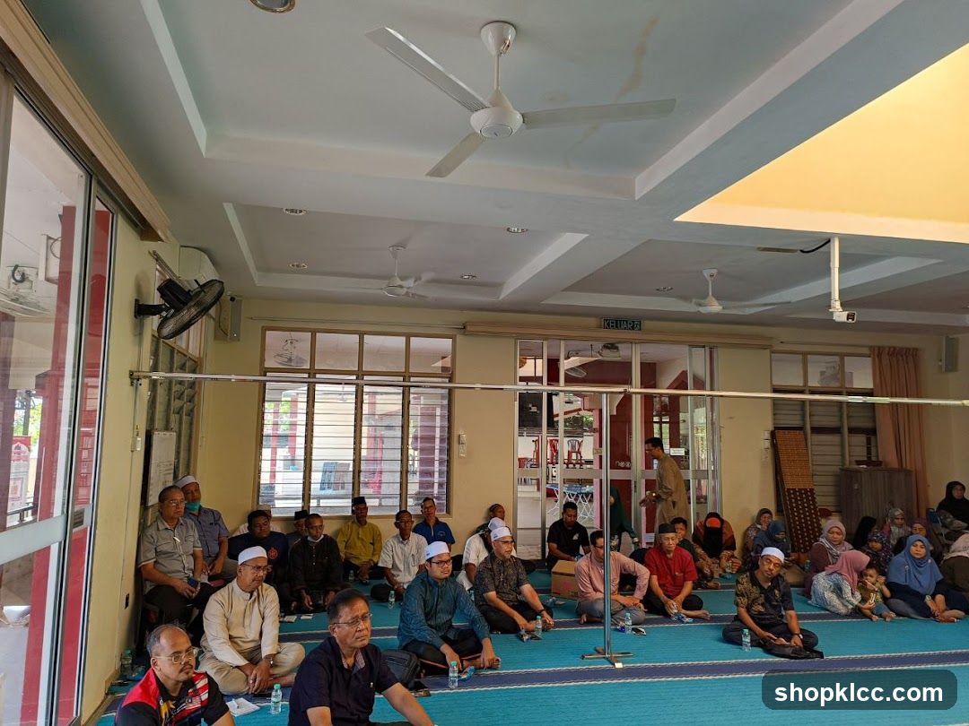 People gathered indoors