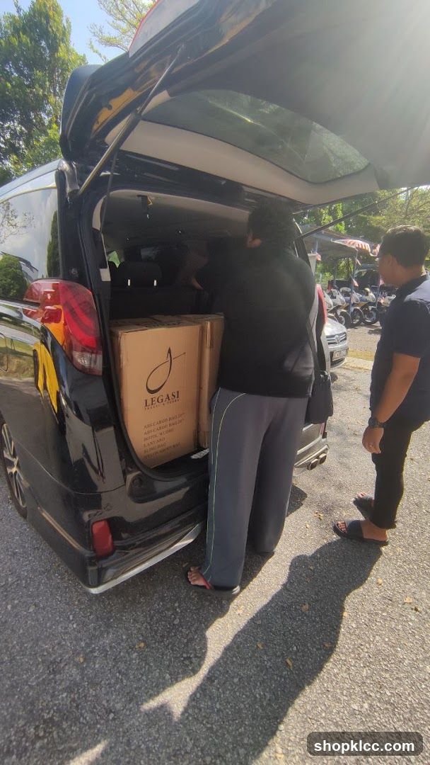 Loading Boxes into Vehicle