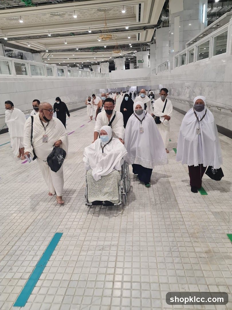 Pilgrims in a Hallway