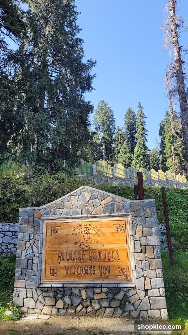 Gulmarg Gondola Welcome Sign