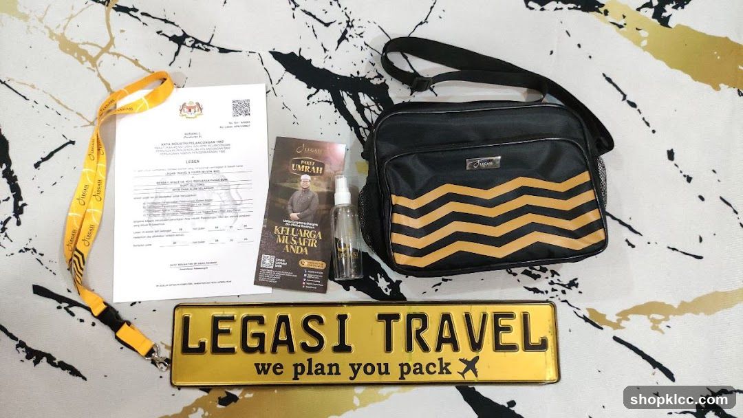 Legasi Travel promotional items