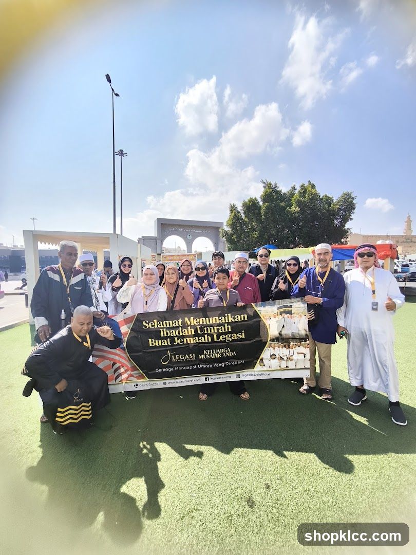 Group holding a banner