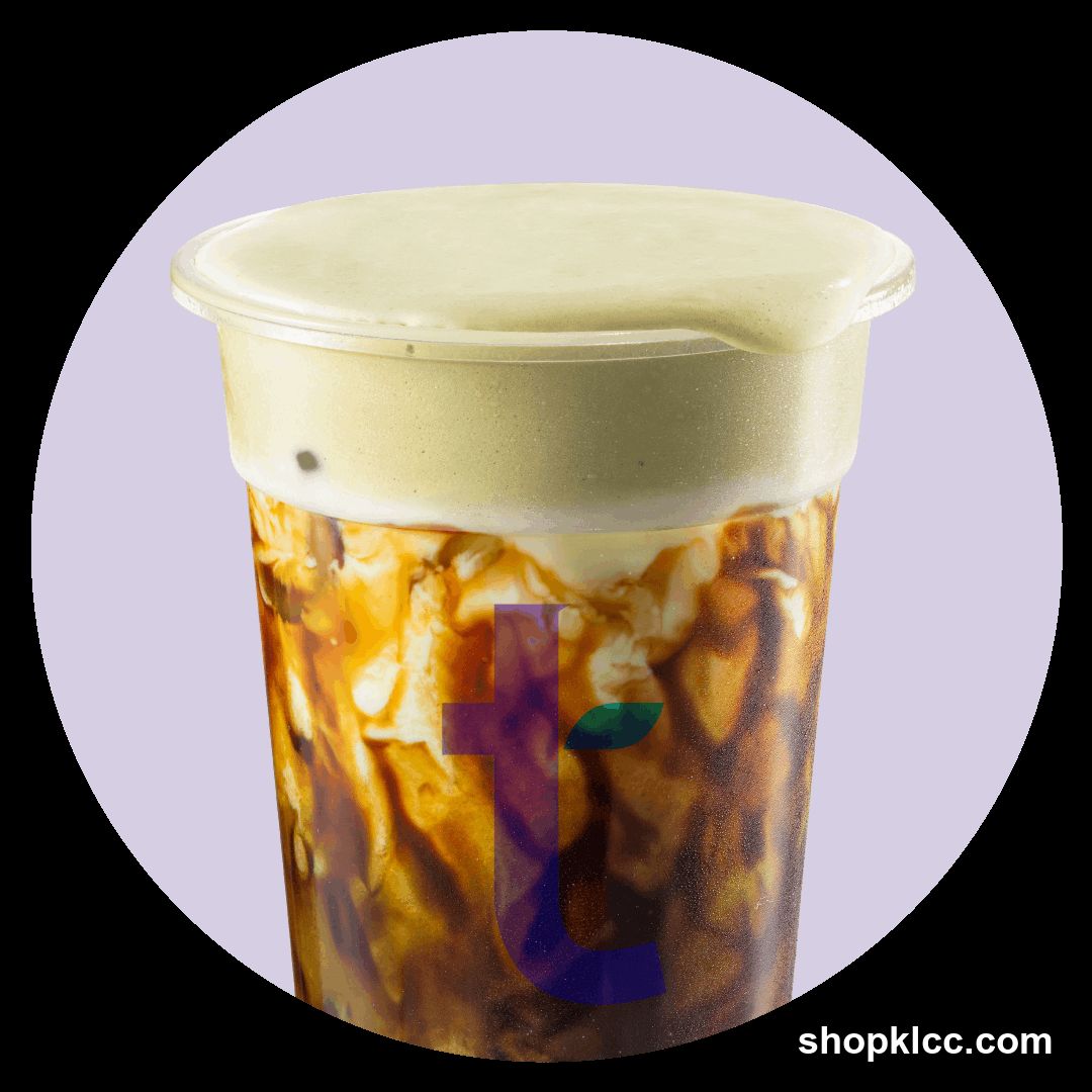 Brown Sugar Boba Milk Tea with Cheese Foam