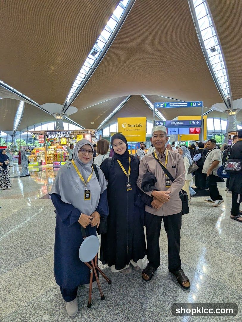 Family at Airport