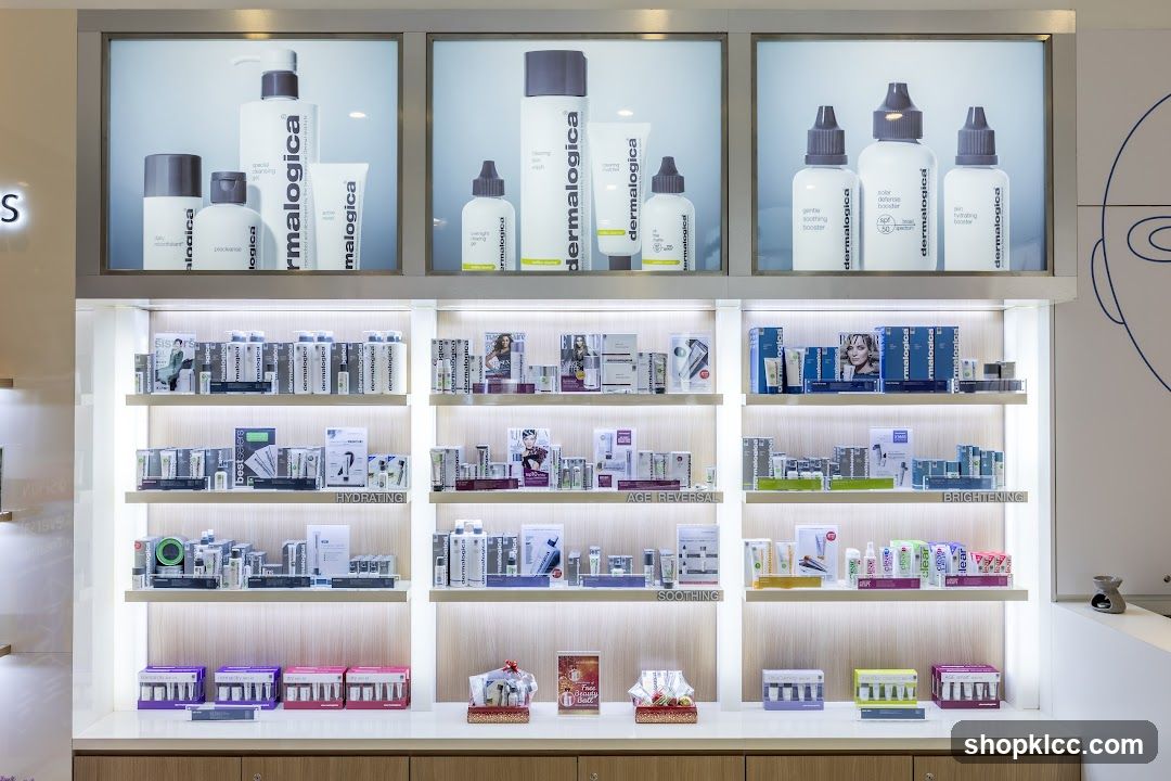 Skincare Product Display