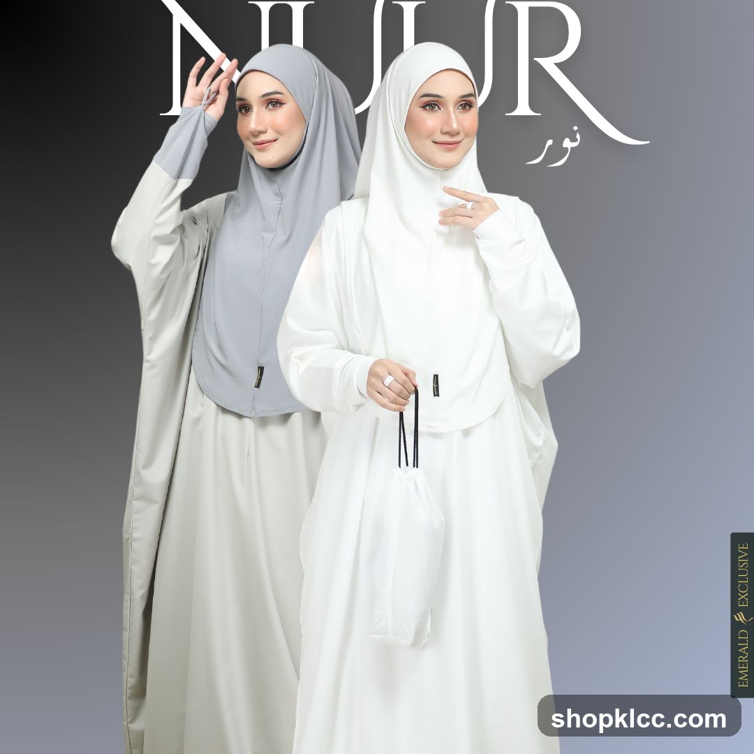 Two women in modest Islamic attire