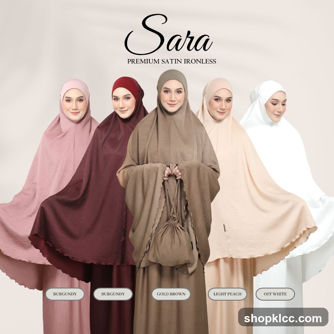 Sara Premium Satin Ironless Collection