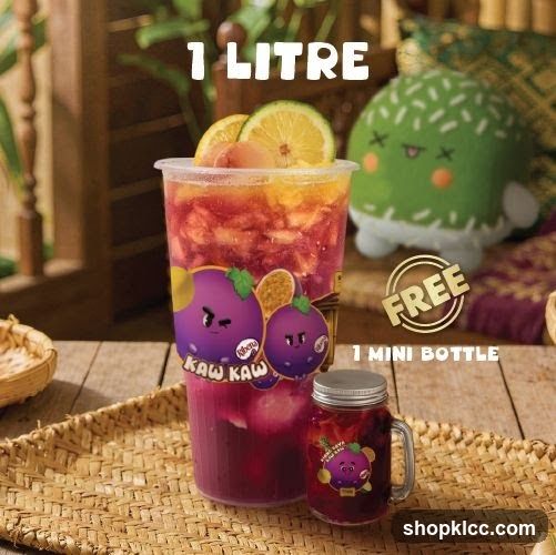 1 Litre Drink with Free Mini Bottle