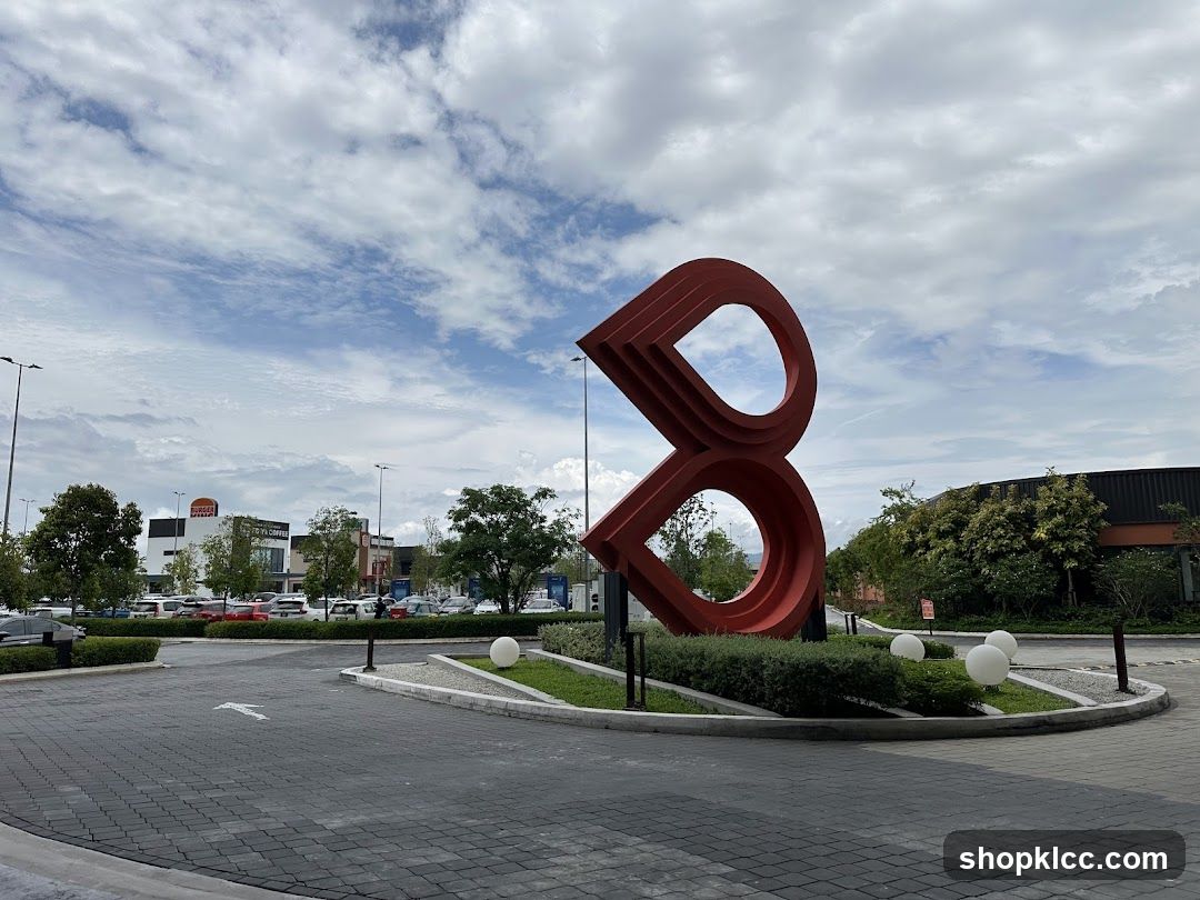 Outdoor Sculpture and Commercial Area