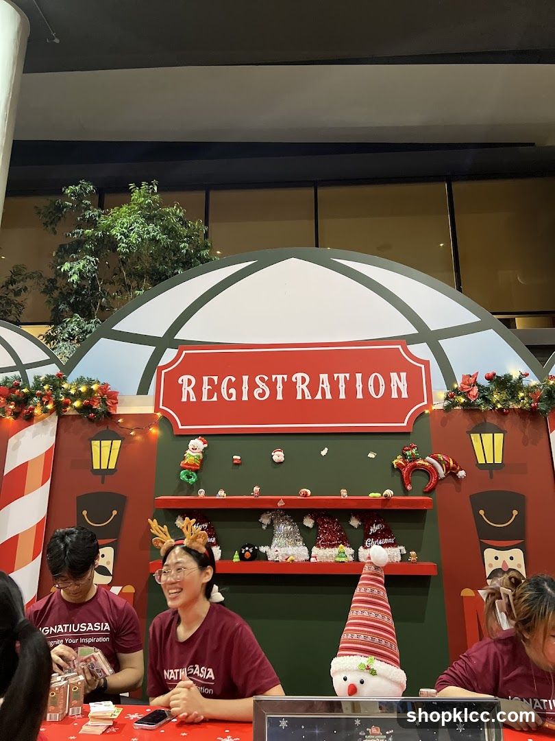 Christmas Registration Booth